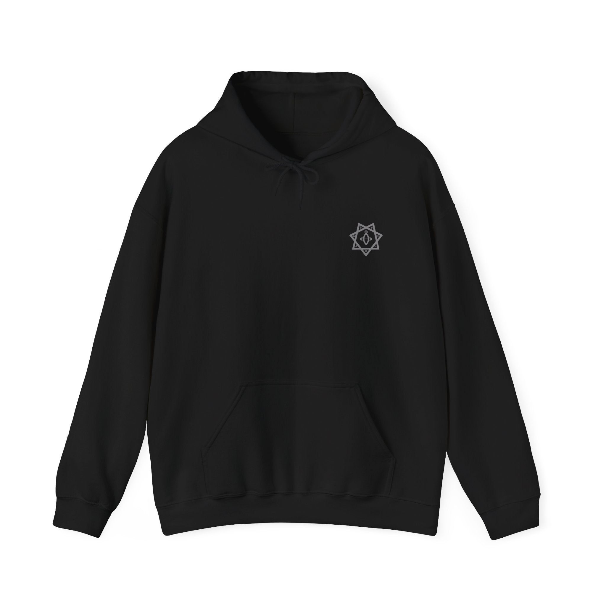 Sigillum Dei Aemeth Symbol Hoodie — Minimalist Occult Sigil