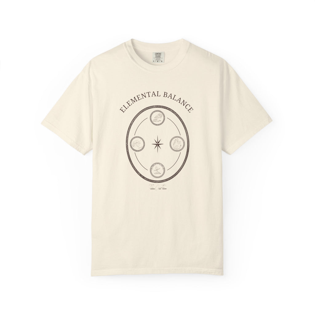 Elemental Balance T-Shirt - Moon & Star Spiritual Graphic Tee