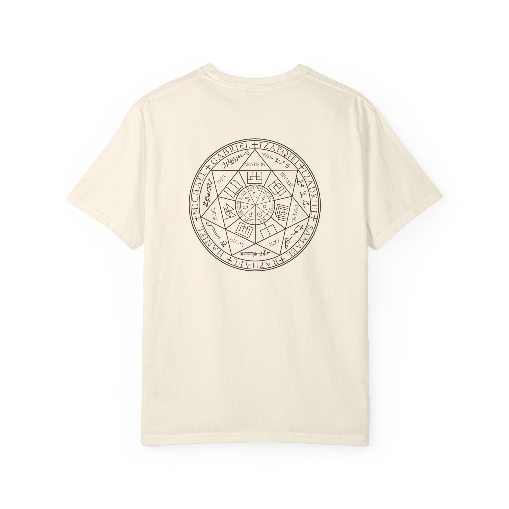 Occult Summoning Circle T-Shirt - Esoteric Sigil Back Print