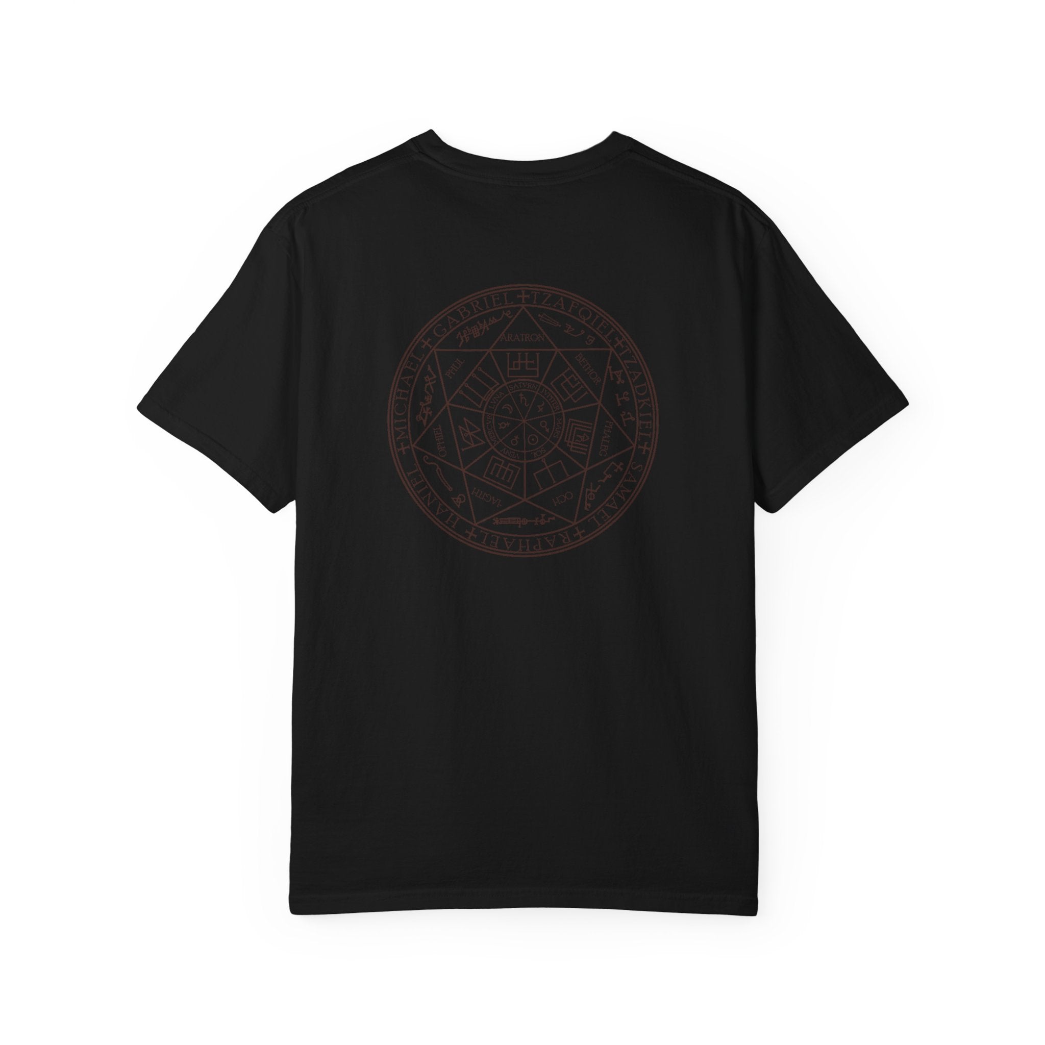 Occult Summoning Circle T-Shirt - Esoteric Sigil Back Print
