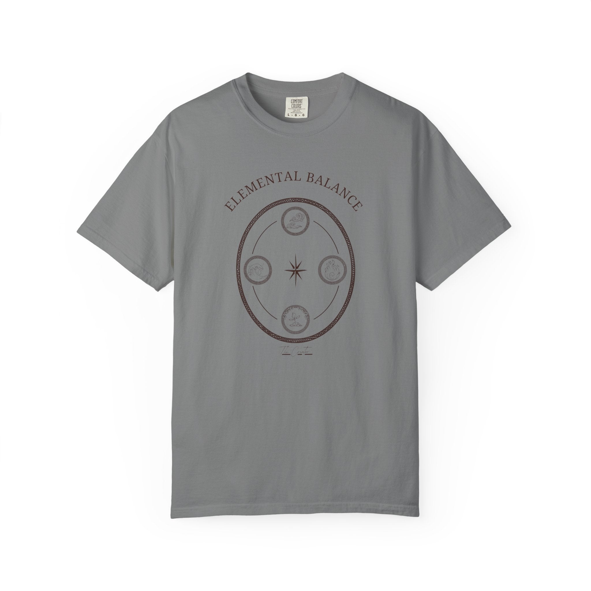 Elemental Balance T-Shirt - Moon & Star Spiritual Graphic Tee
