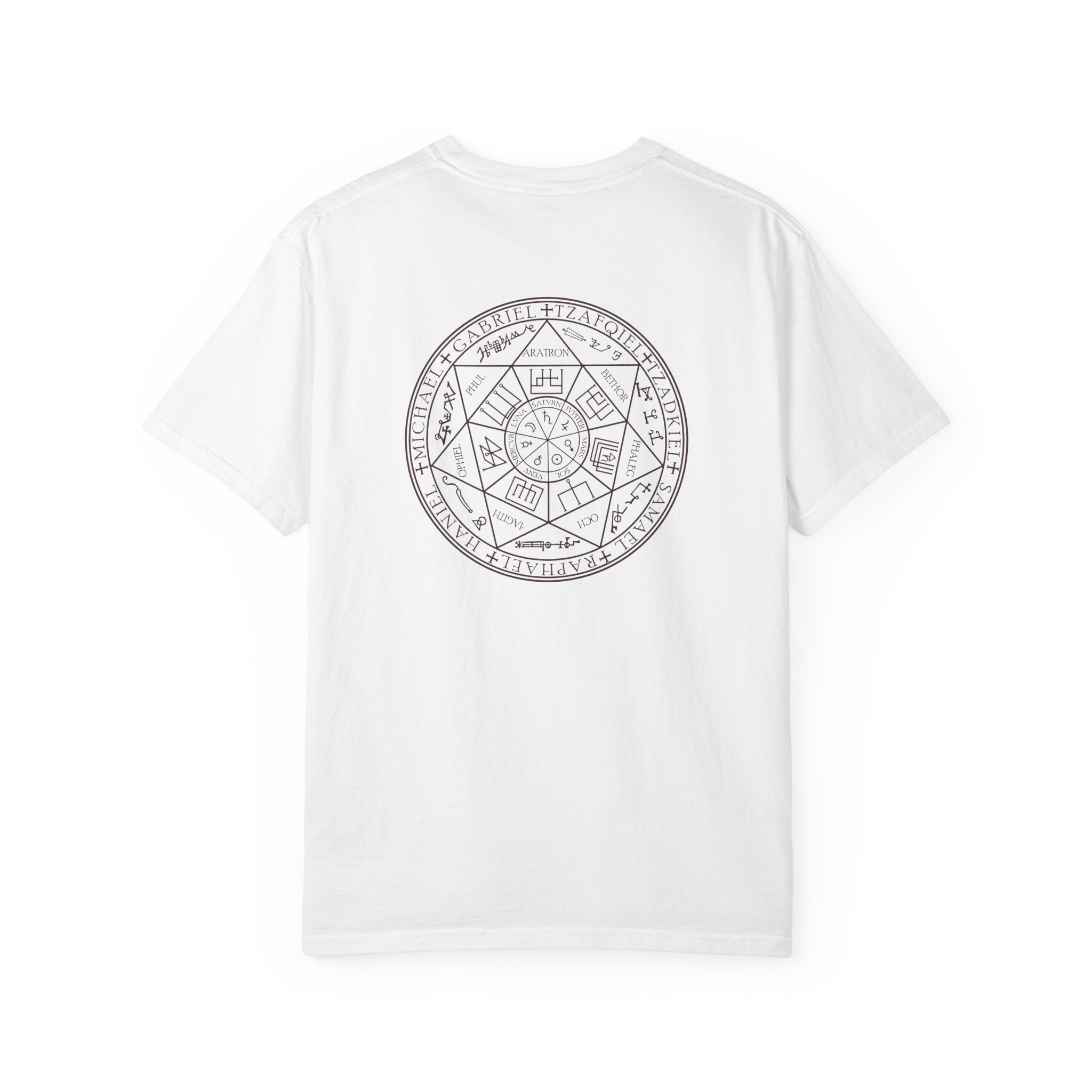 Occult Summoning Circle T-Shirt - Esoteric Sigil Back Print