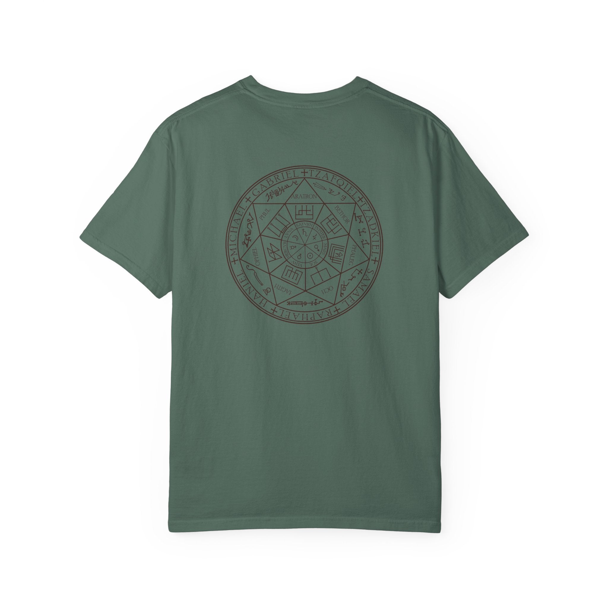 Occult Summoning Circle T-Shirt - Esoteric Sigil Back Print