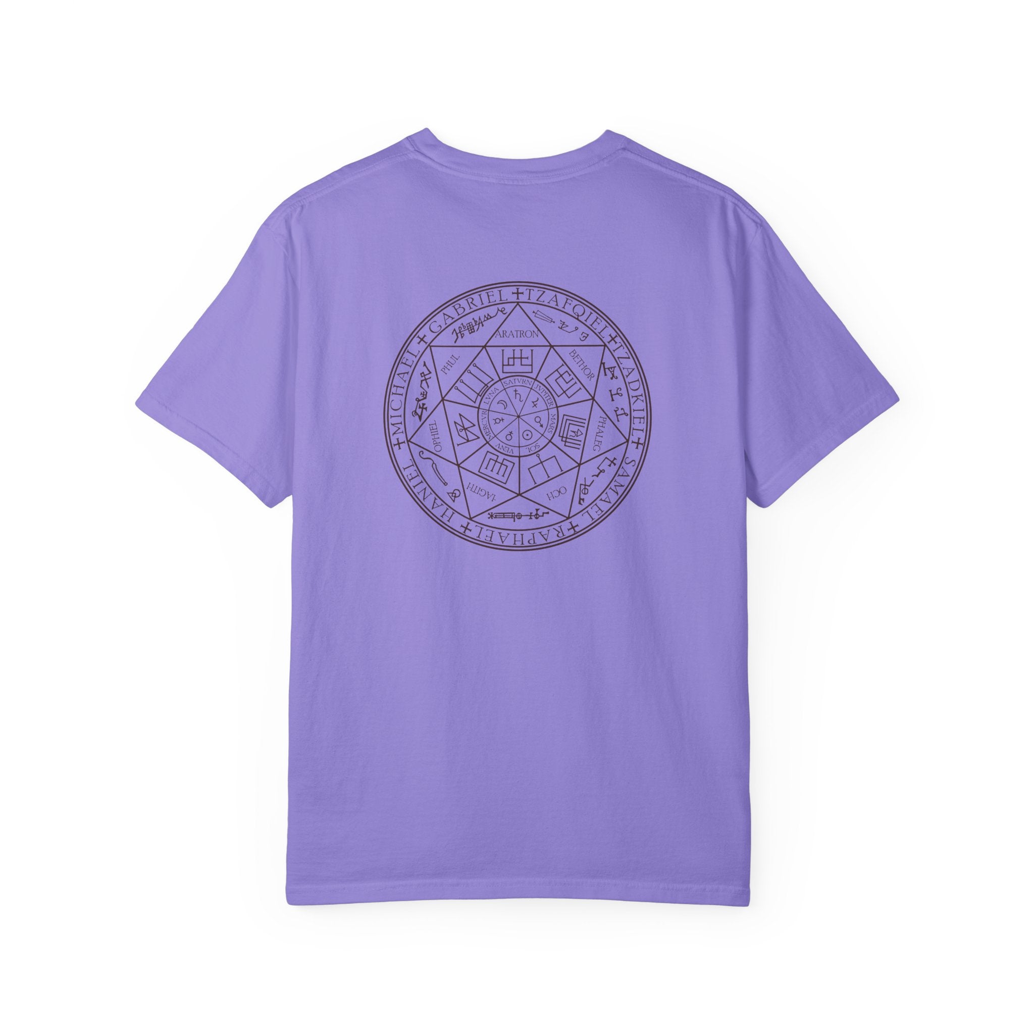 Occult Summoning Circle T-Shirt - Esoteric Sigil Back Print