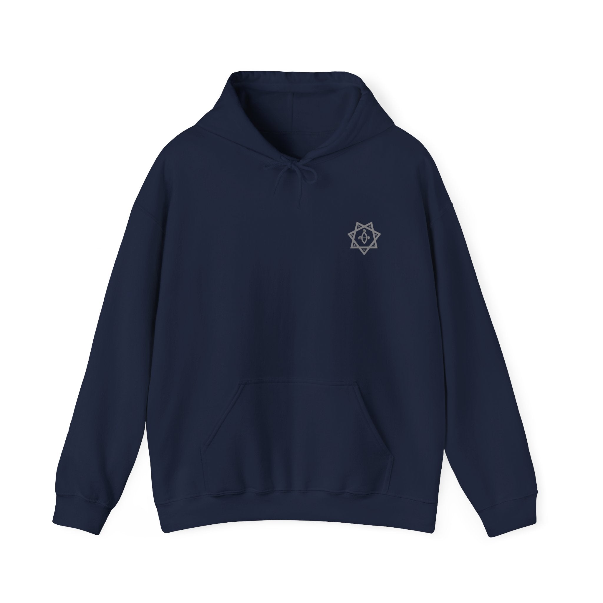 Sigillum Dei Aemeth Symbol Hoodie — Minimalist Occult Sigil