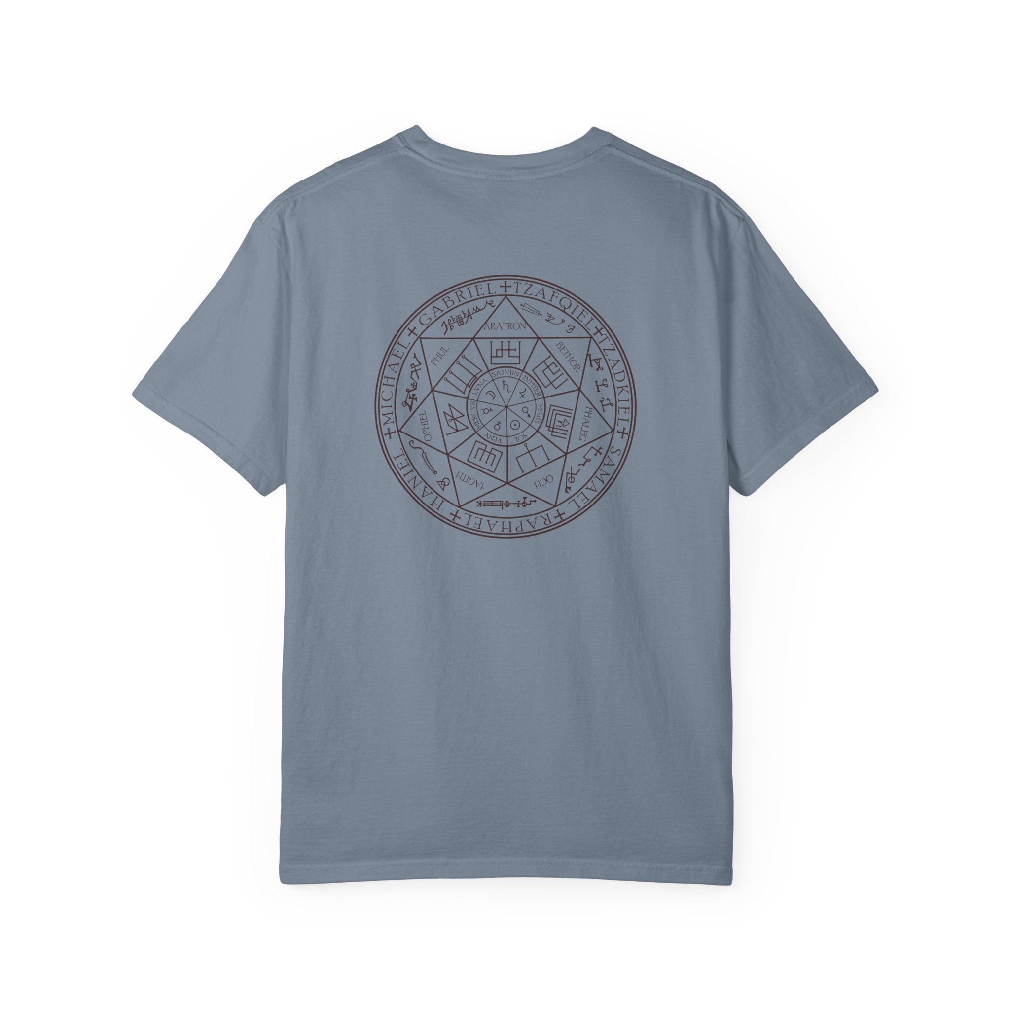 Occult Summoning Circle T-Shirt - Esoteric Sigil Back Print