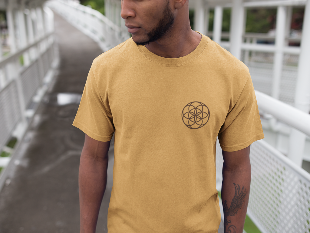 Sacred Geometry T-Shirt - Kabalon Star Emblem & Geometric Symbols Tee