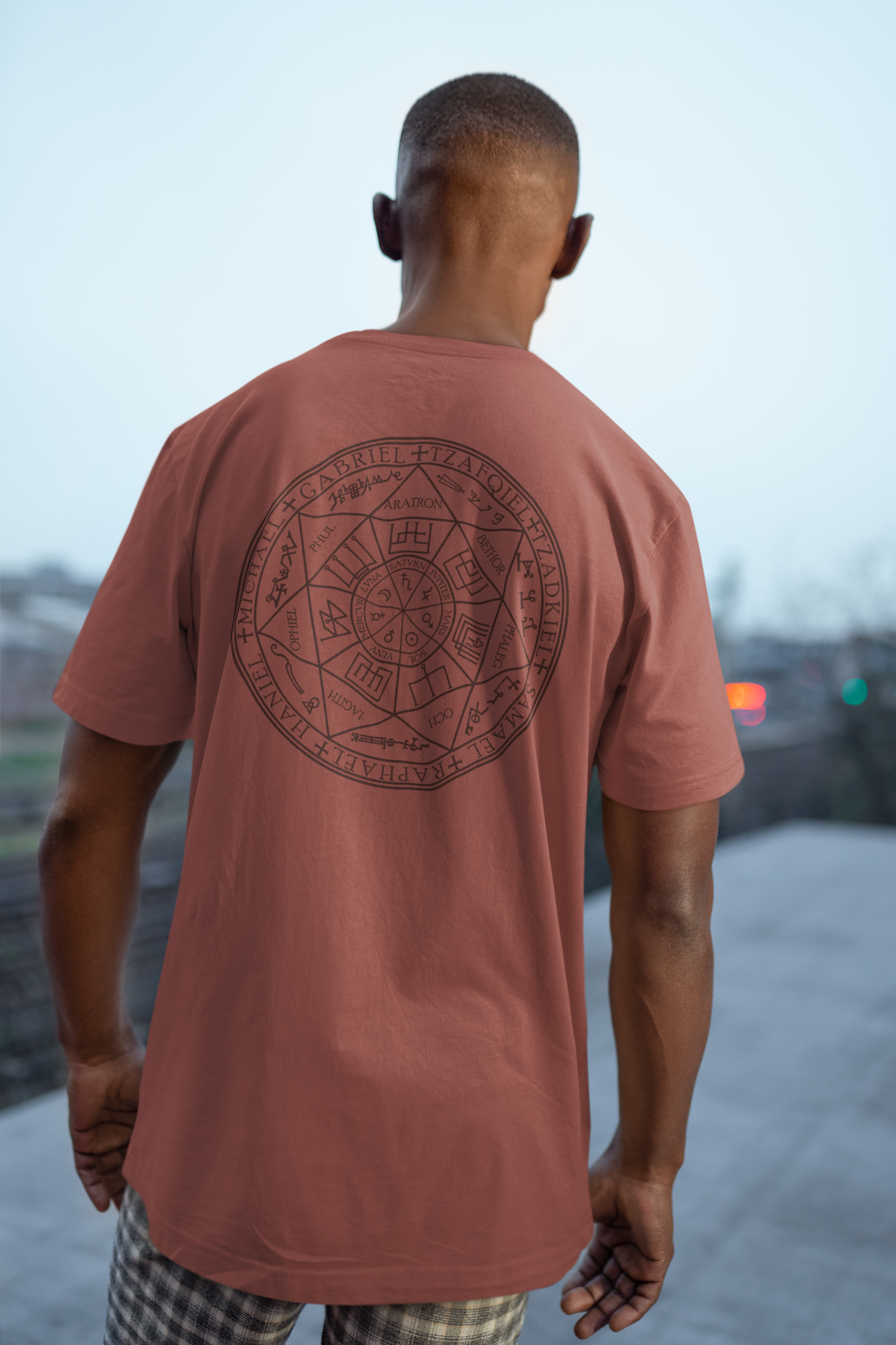 Occult Summoning Circle T-Shirt - Esoteric Sigil Back Print