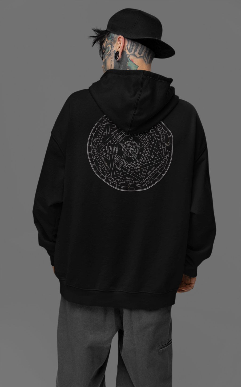 Sigillum Dei Aemeth Hoodie - Minimalist Occult Sigil Hooded Sweatshirt