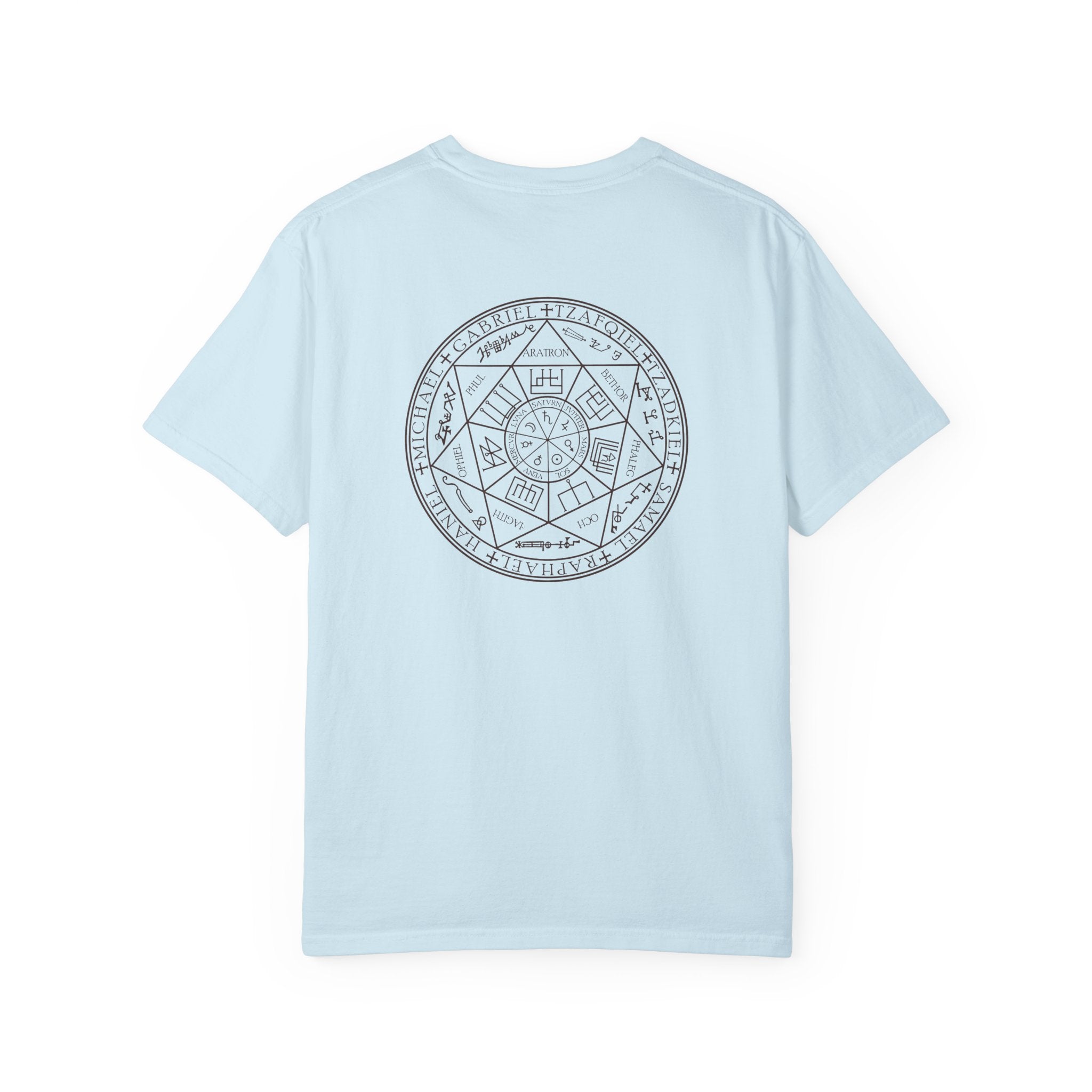 Occult Summoning Circle T-Shirt - Esoteric Sigil Back Print