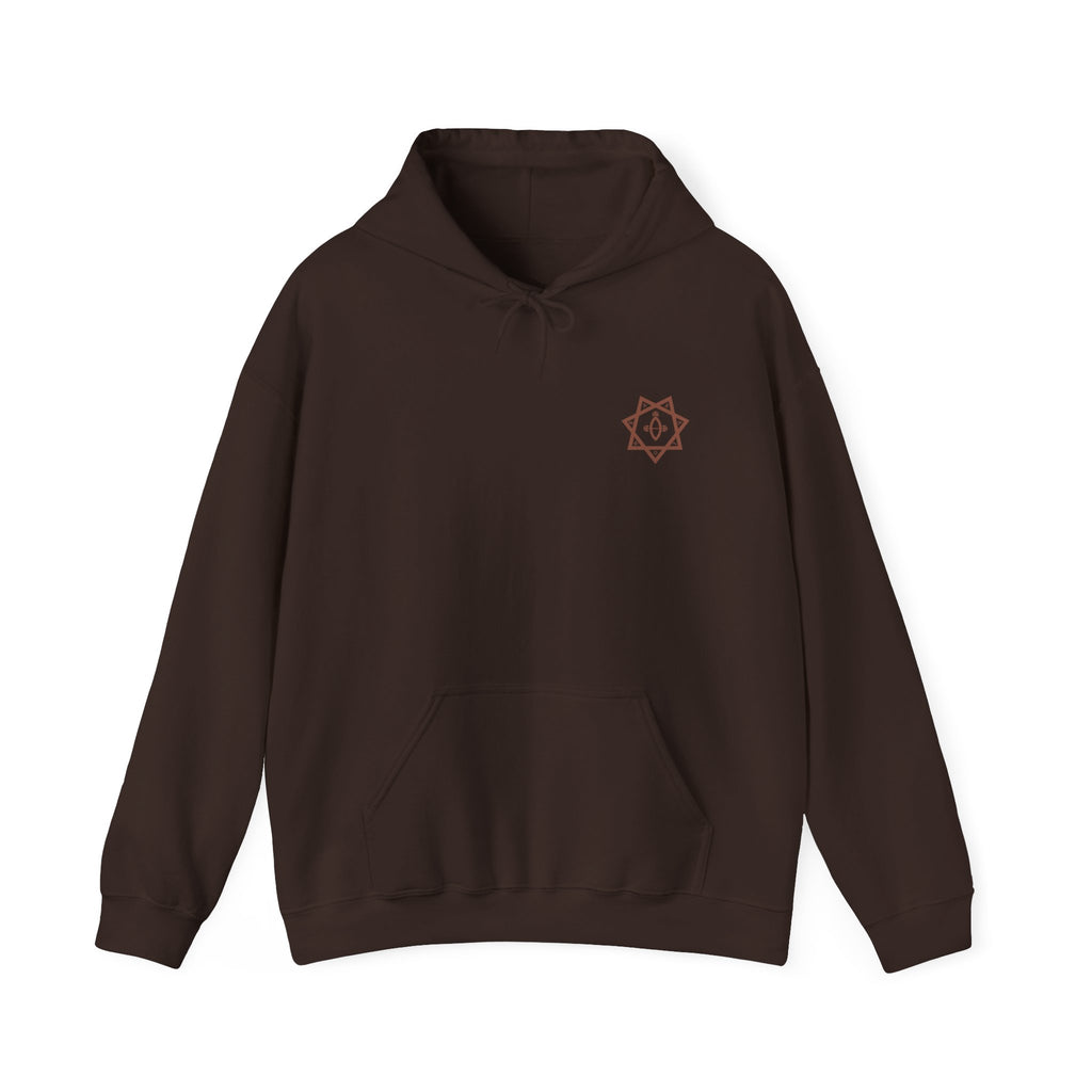 Caduceus Hoodie - Medical Symbol Medicine Mandala Back Graphic