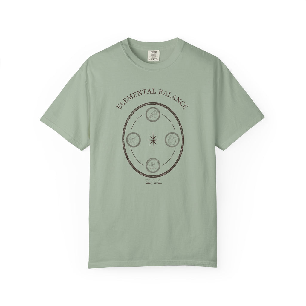 Elemental Balance T-Shirt - Moon & Star Spiritual Graphic Tee