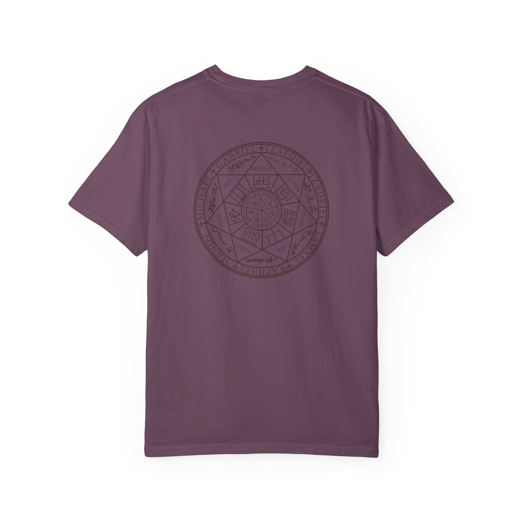 Occult Summoning Circle T-Shirt - Esoteric Sigil Back Print