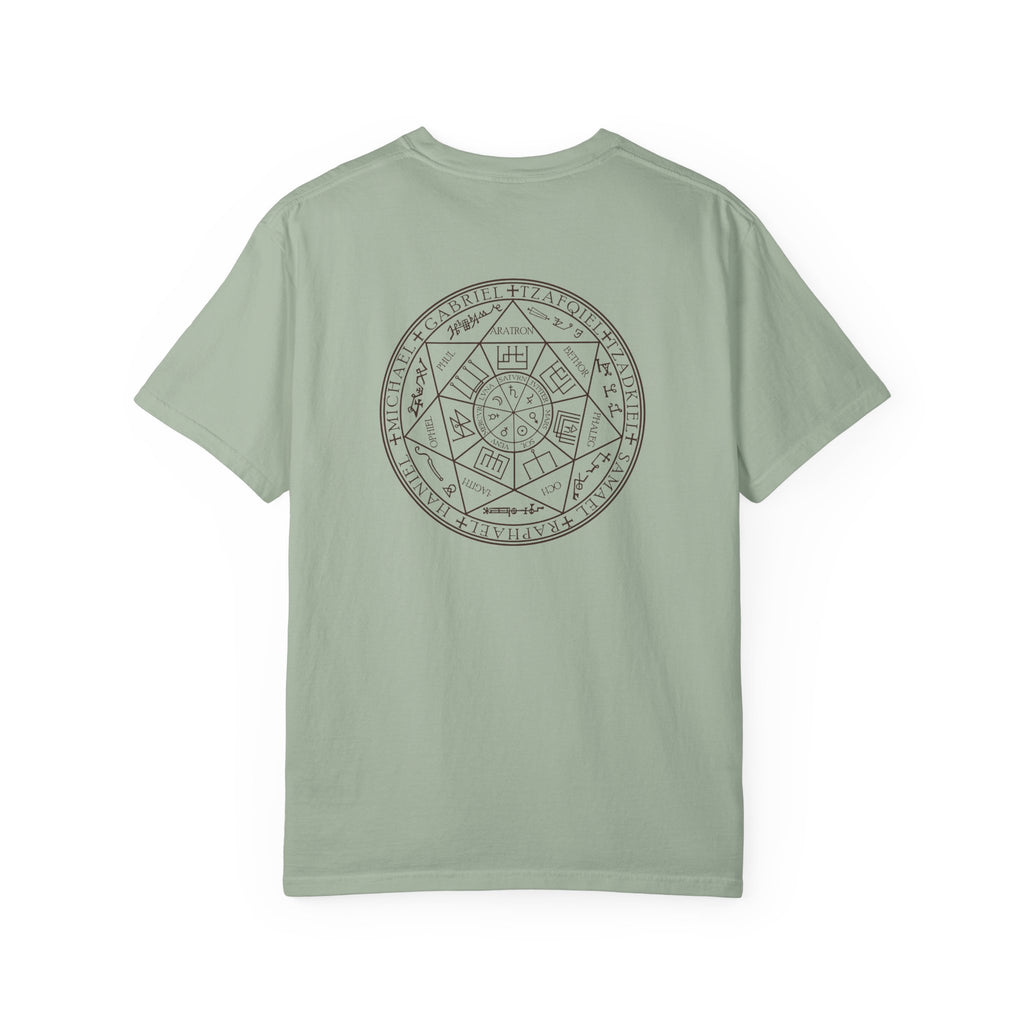 Occult Summoning Circle T-Shirt - Esoteric Sigil Back Print