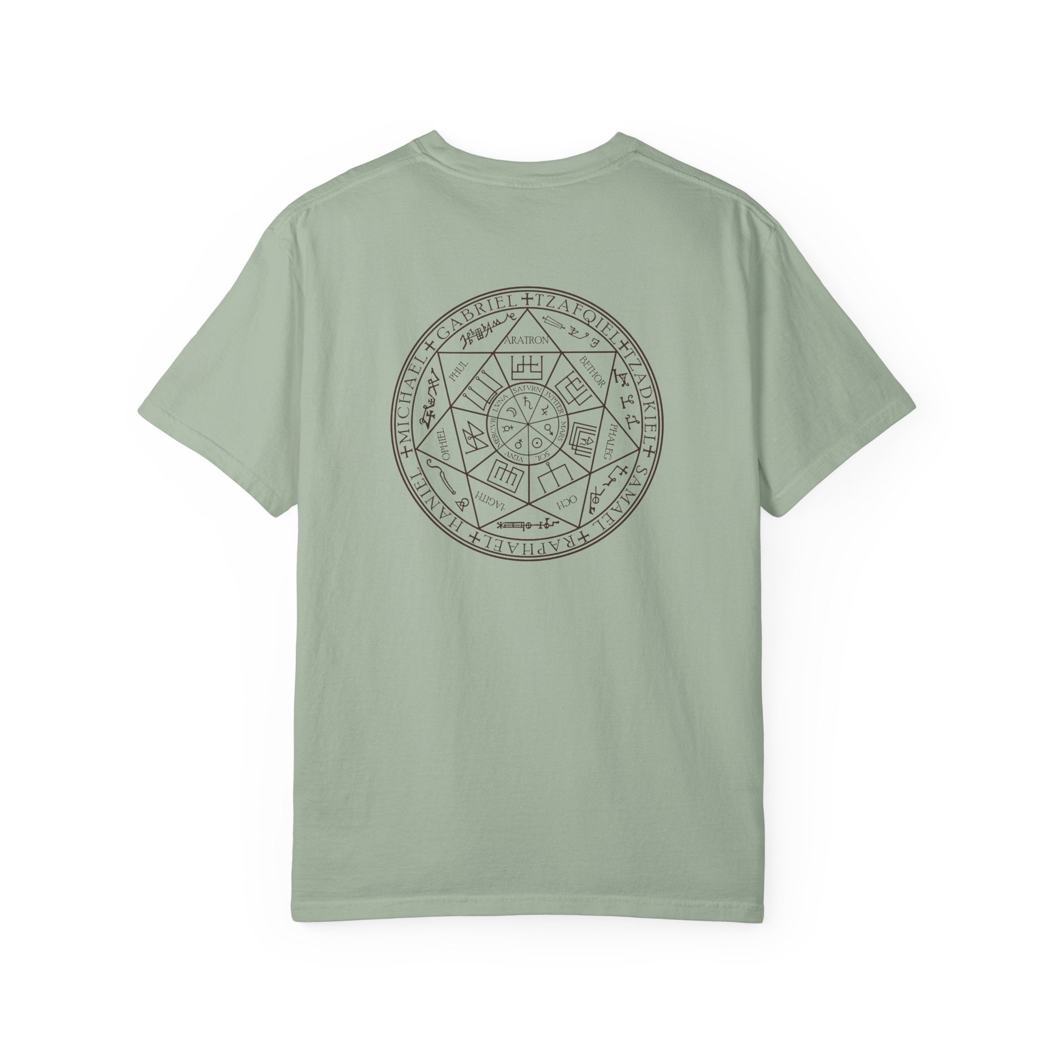 Occult Summoning Circle T-Shirt - Esoteric Sigil Back Print