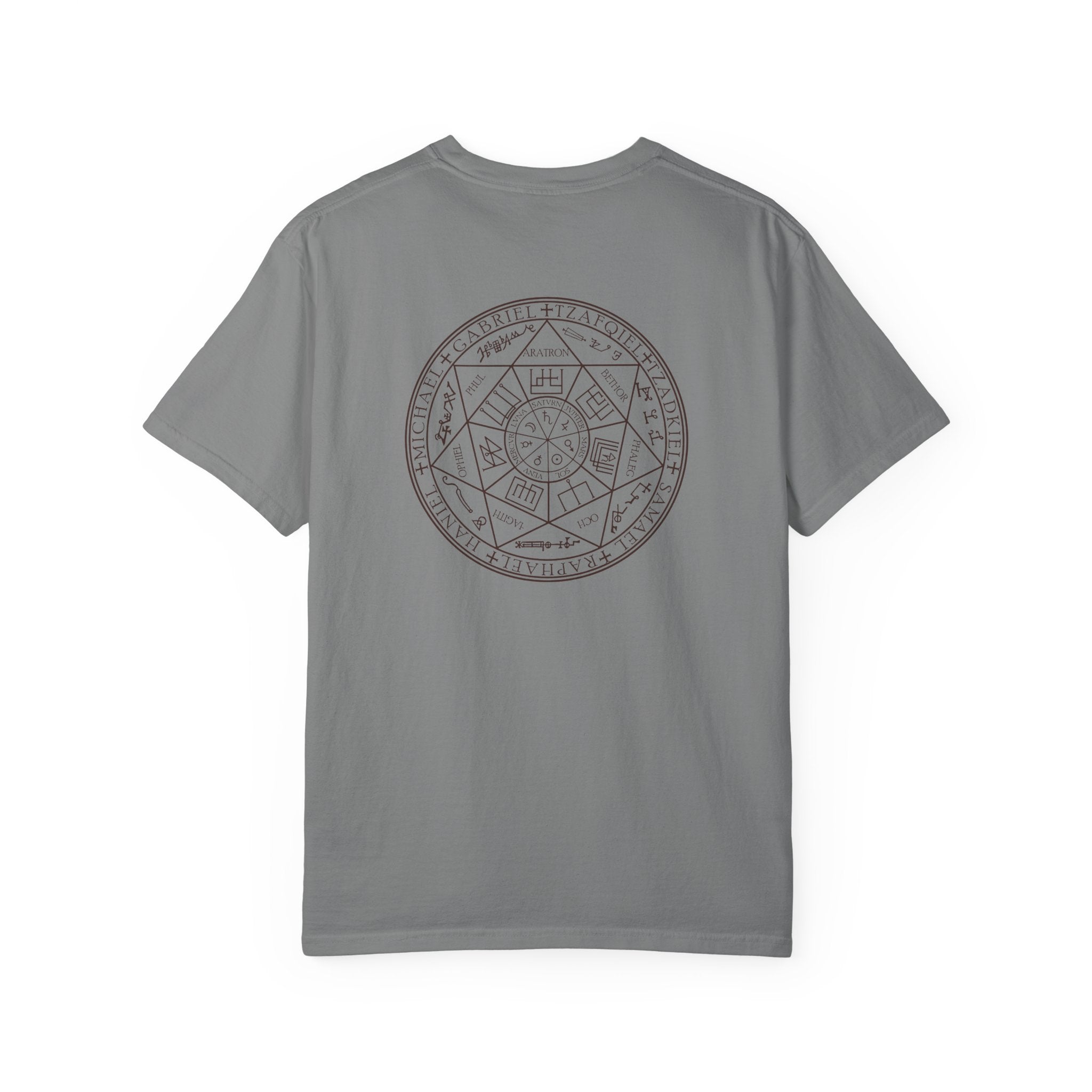 Occult Summoning Circle T-Shirt - Esoteric Sigil Back Print