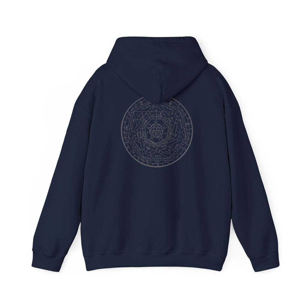 Sigillum Dei Aemeth Hoodie - Minimalist Occult Sigil Hooded Sweatshirt