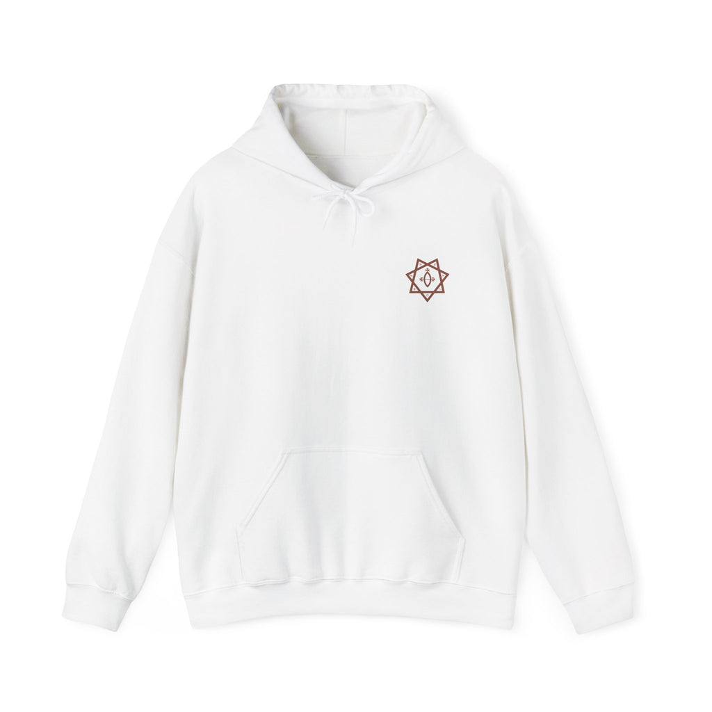 Caduceus Hoodie - Medical Symbol Medicine Mandala Back Graphic